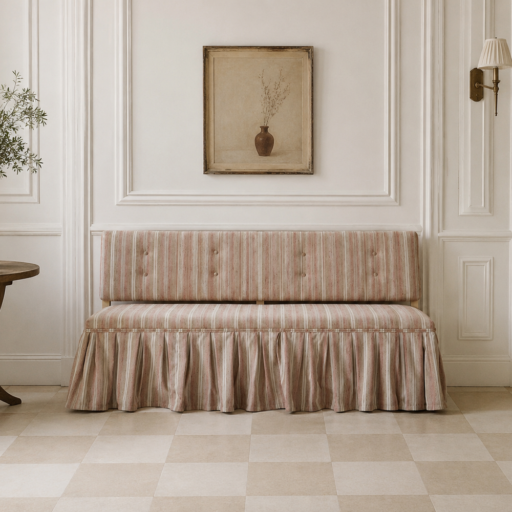Roland Skirted Banquette