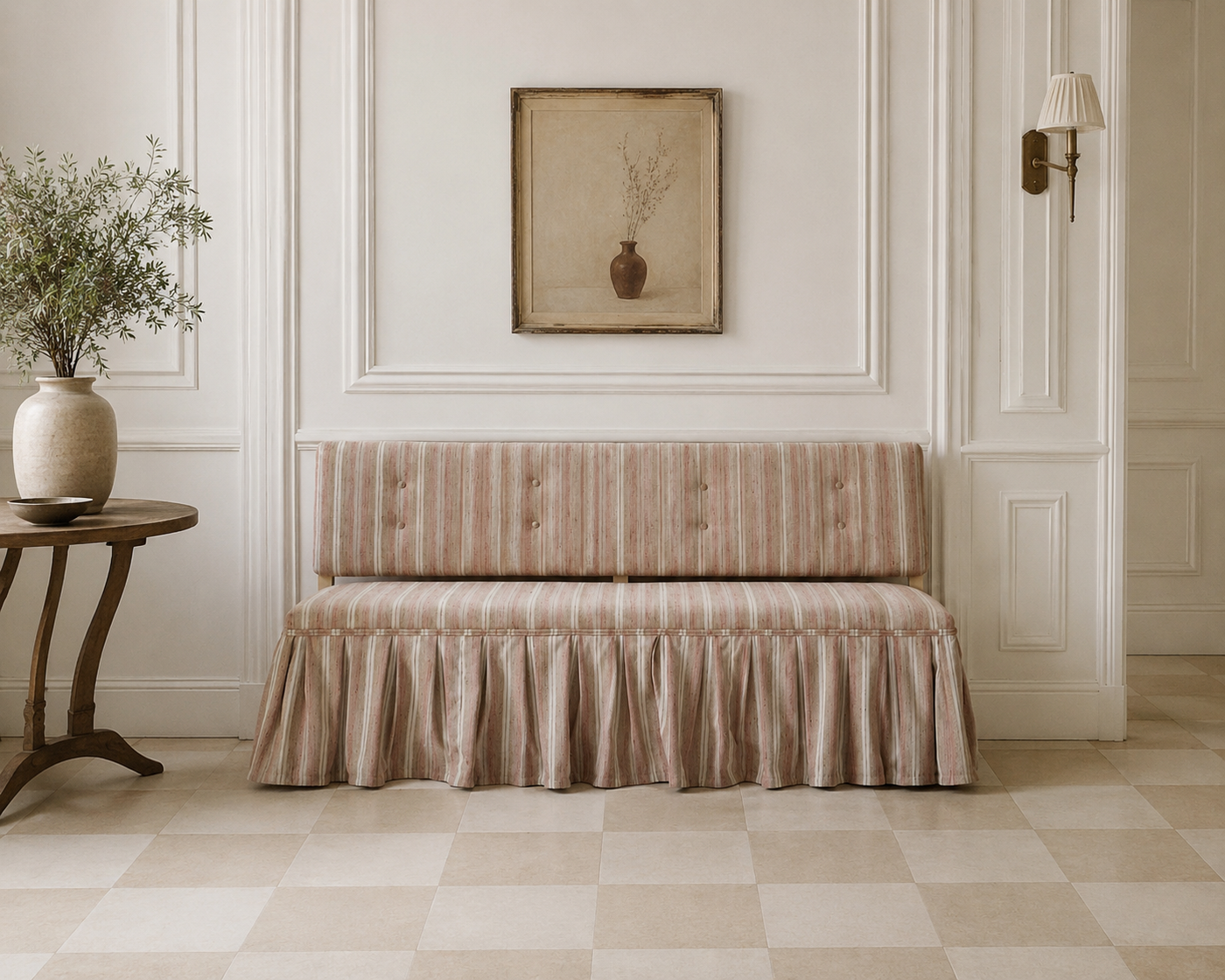 Sloane Skirted Banquette