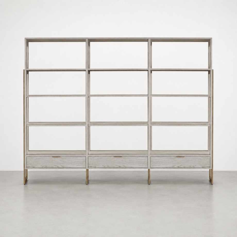 Smith 3-Drawer Bookcase