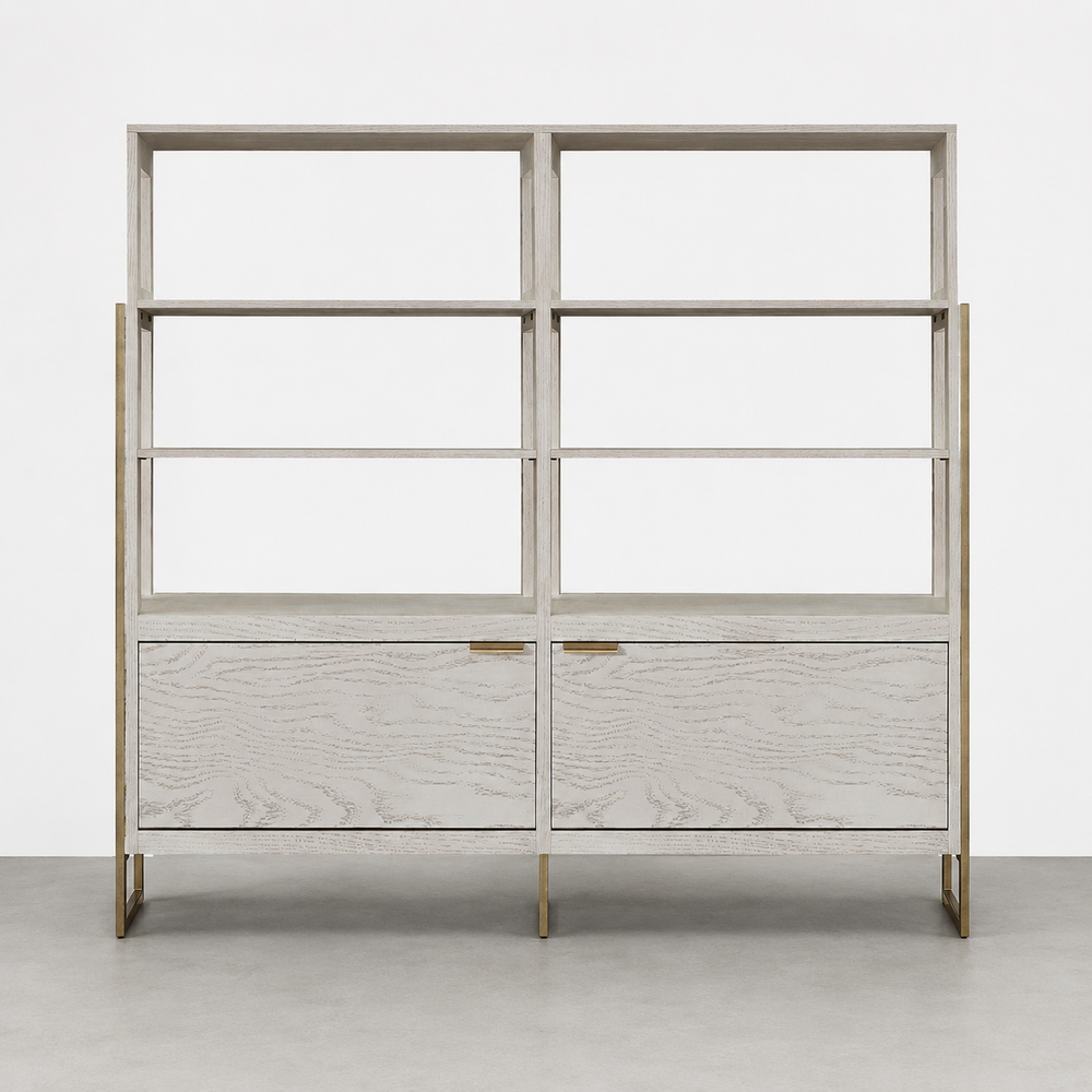 Smith 2-Door Bookcase