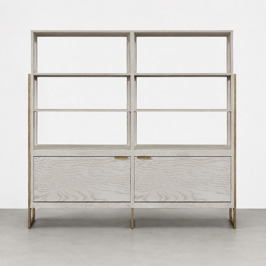 Smith 2-Door Bookcase