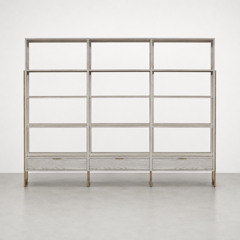 Smith 3-Drawer Bookcase