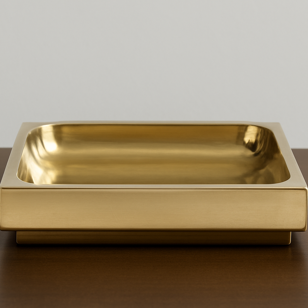 Square Tray Brass/Bronze