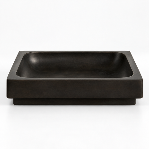 Square Tray Casted Brass