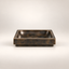Square Tray Patinated Brass