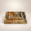 Square Marble Tray, Diaspro Siciliano