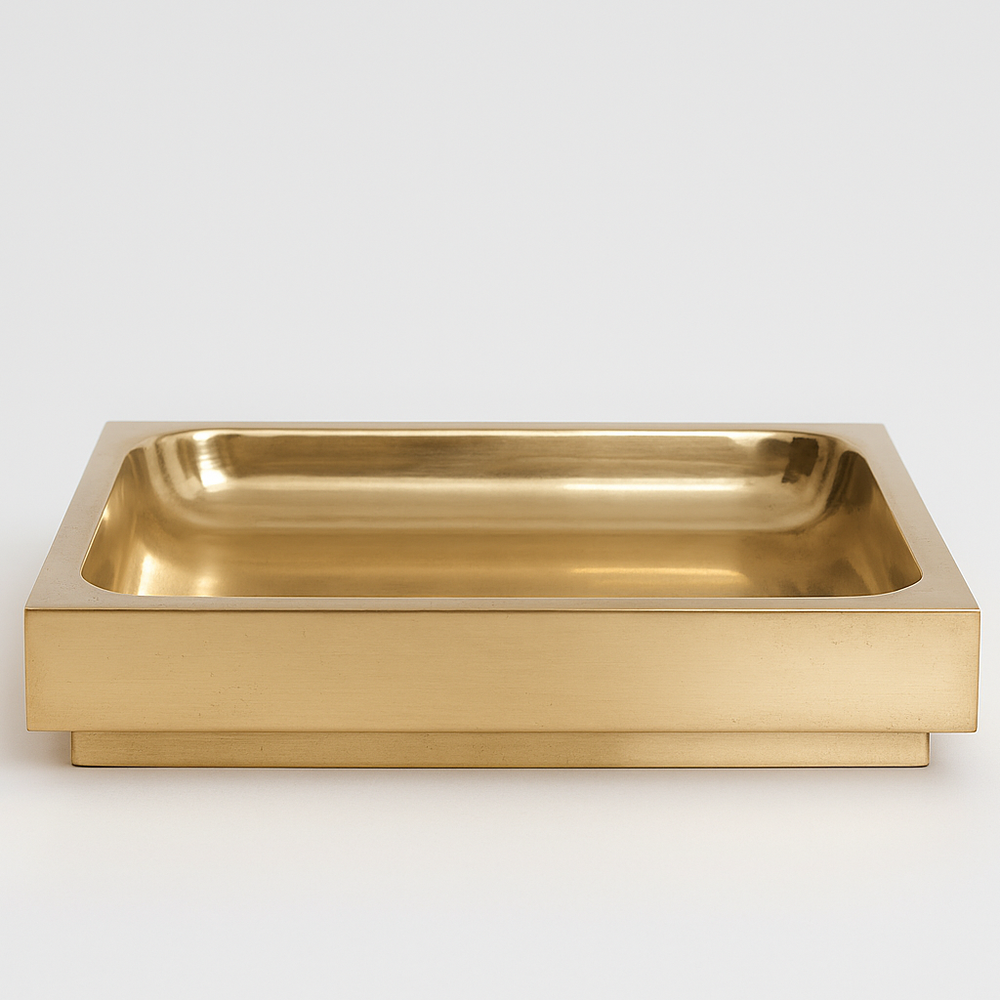 Square Tray Brass/Bronze