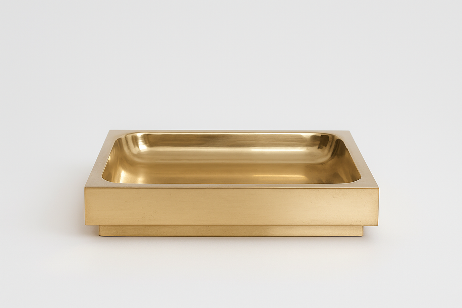 Square Tray Brass/Bronze