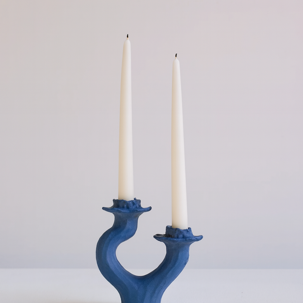 Swan Double Small Candleholder