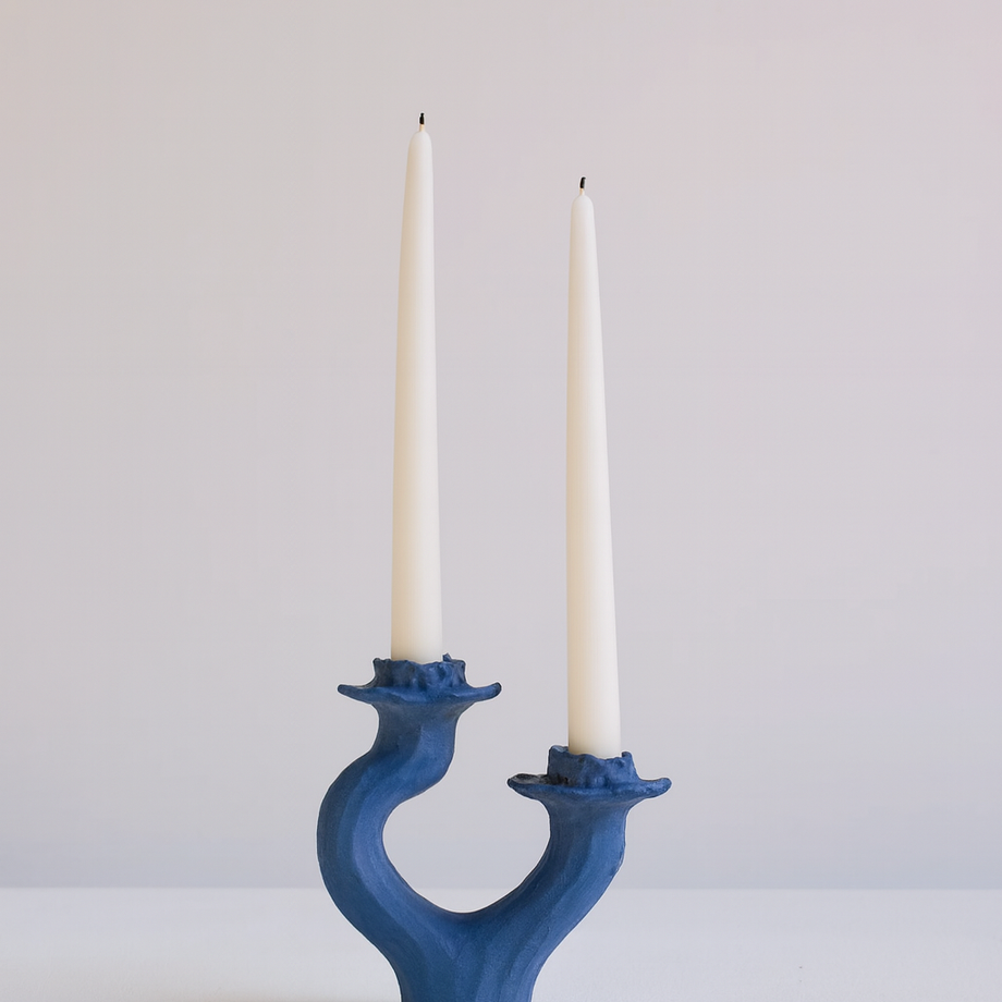 Swan Double Small Candleholder