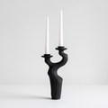 Swan Double Tall Candleholder