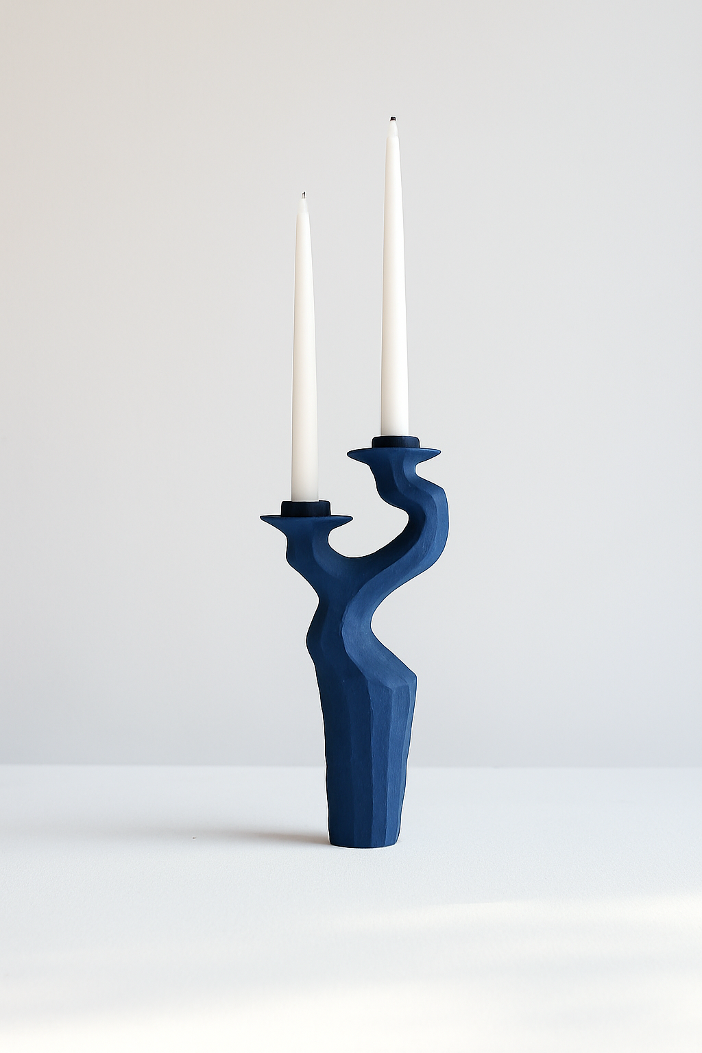 Swan Double Tall Candleholder