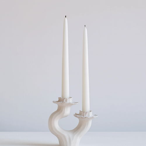Swan Double Small Candleholder
