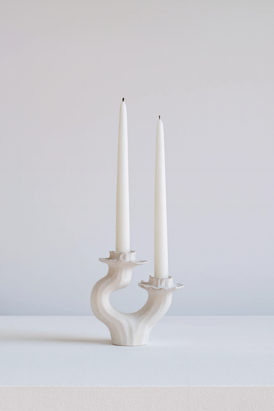 Swan Double Small Candleholder