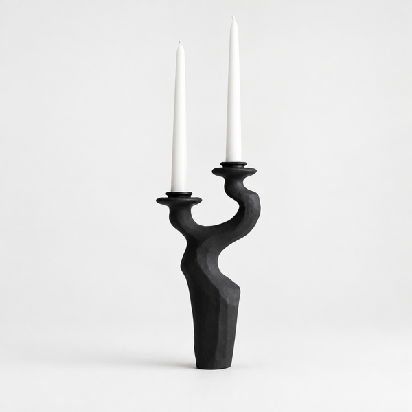 Swan Double Small Candleholder