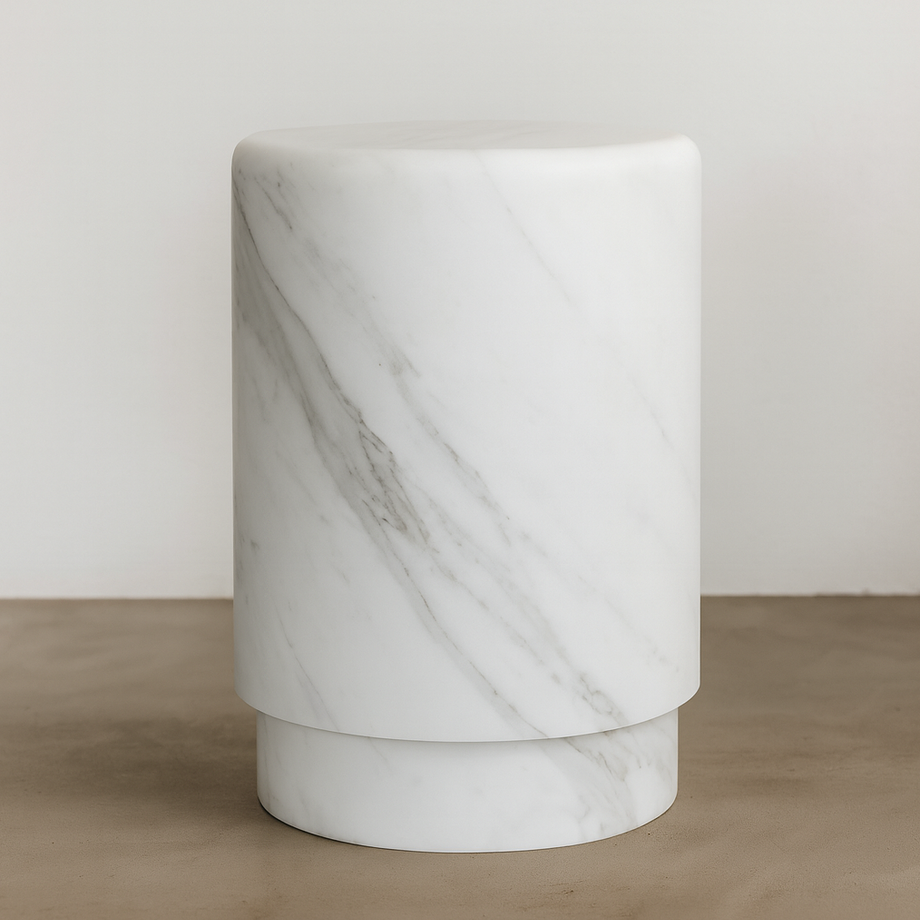 Tabou Stool, Calacatta