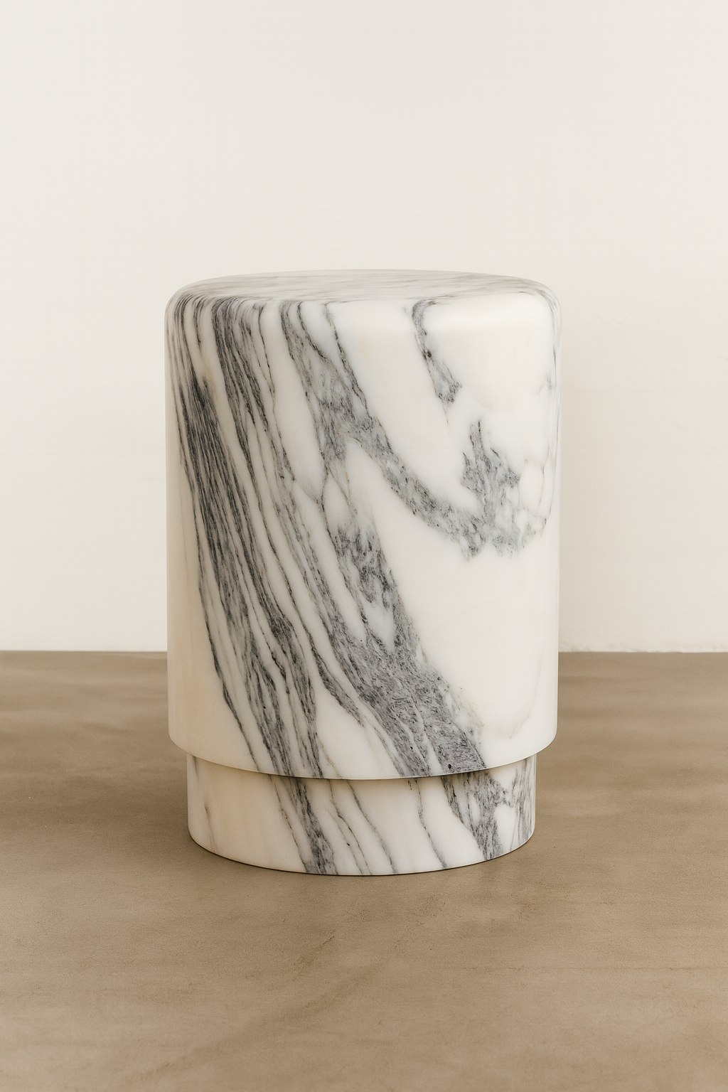 Tabou Stool, Calacatta Viola Special