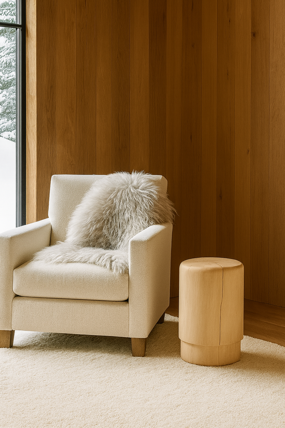 Tabou Stool, Wood