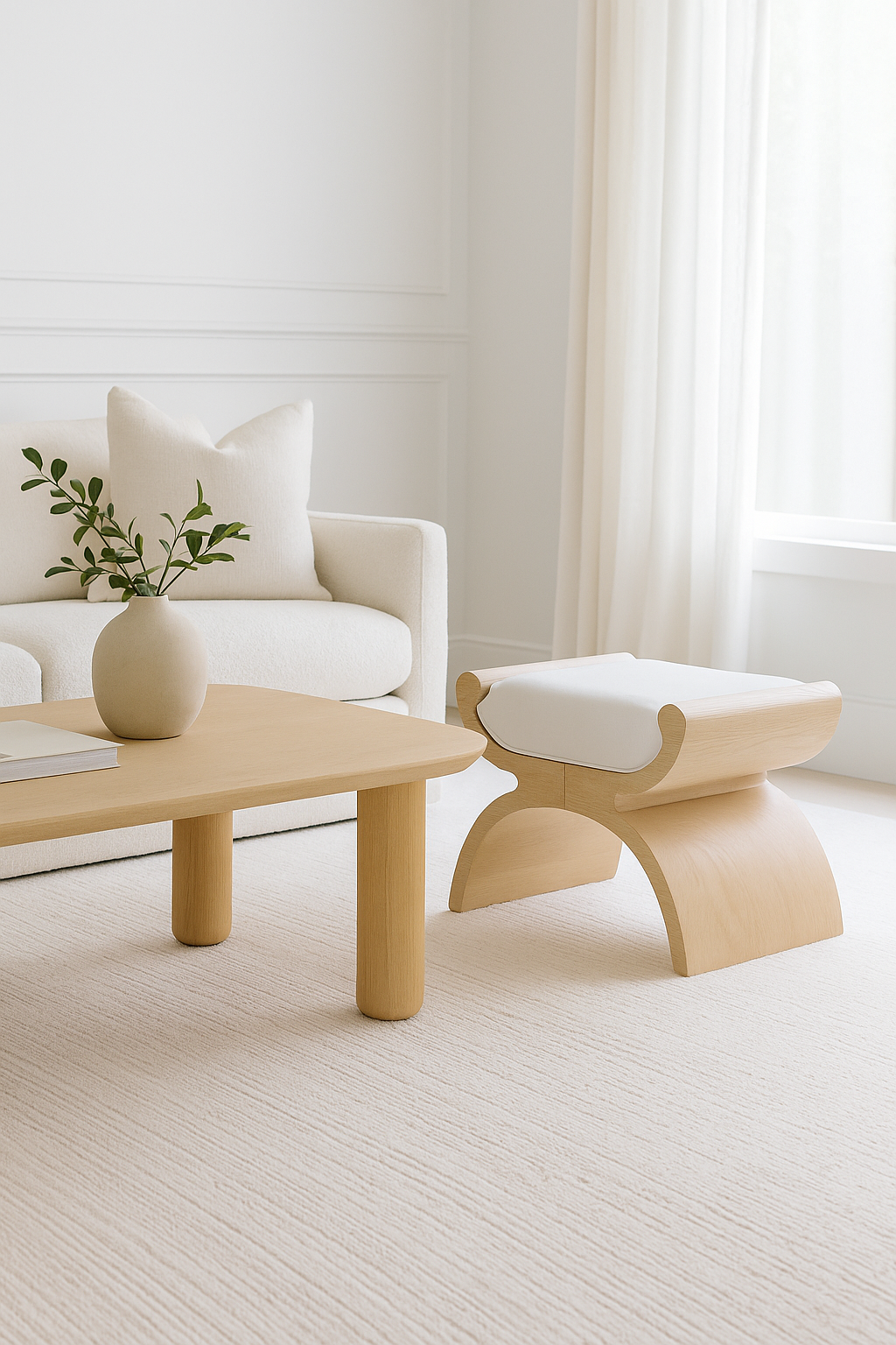 Tibby Stool, Blonde
