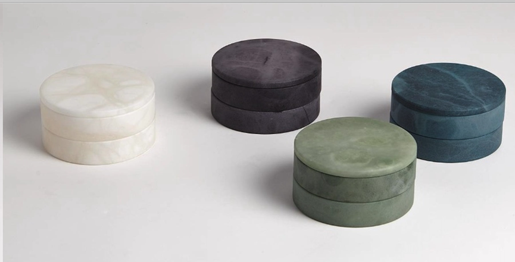 Alabaster Swivel Box | Modern Relik