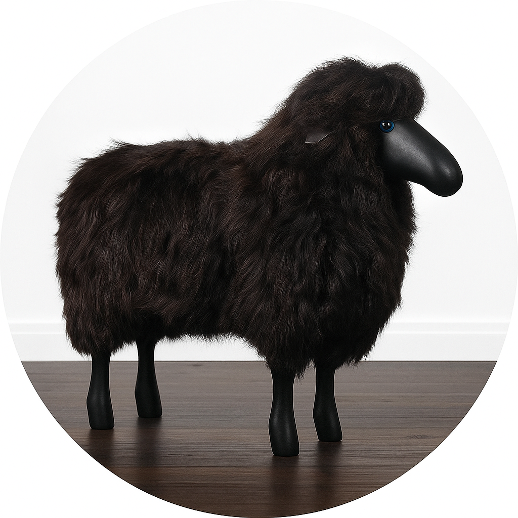 The Sheep Stool, Brown