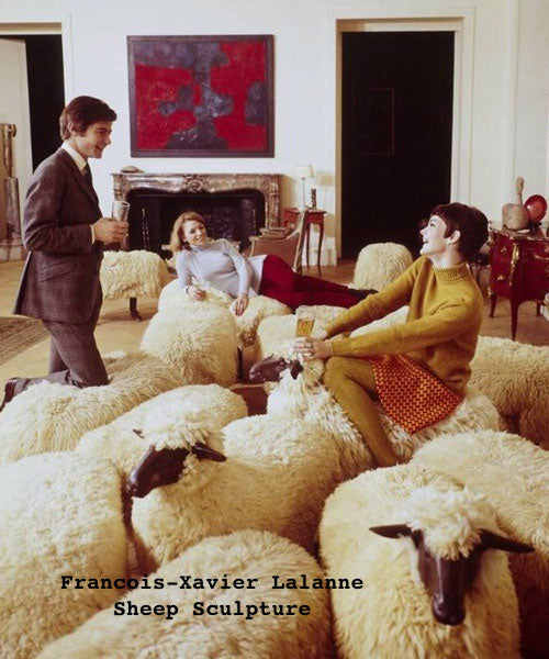 The Sheep Stool, Curly Hair White