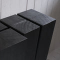 Hallway Table, Burned Iroko Wood