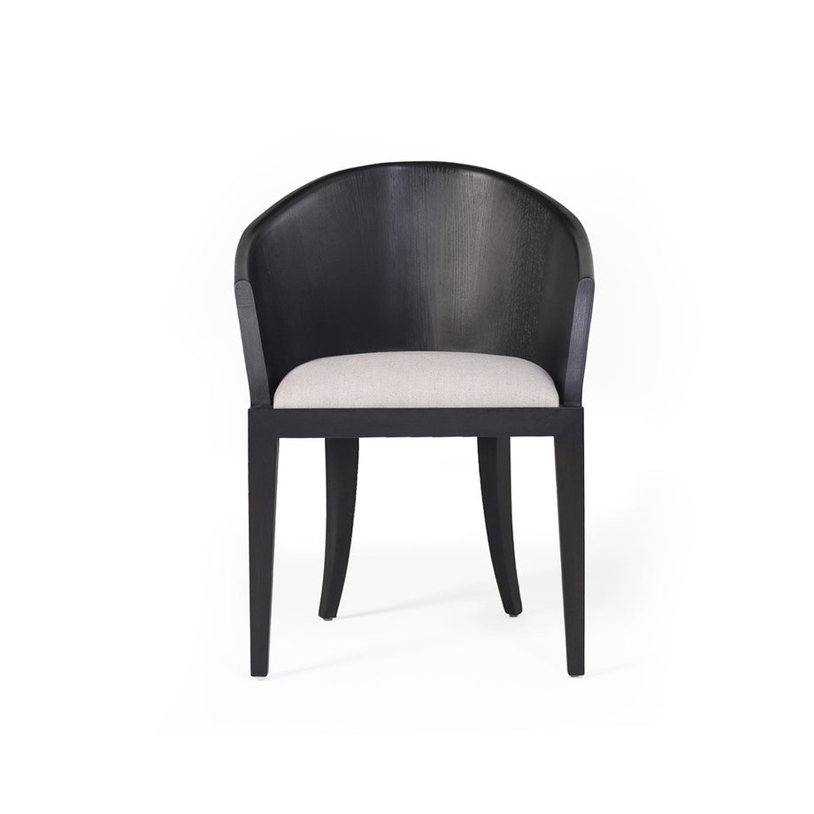 Lisse Arm Chair, Black