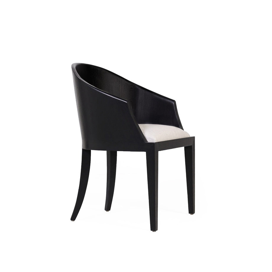 Lisse Arm Chair, Black