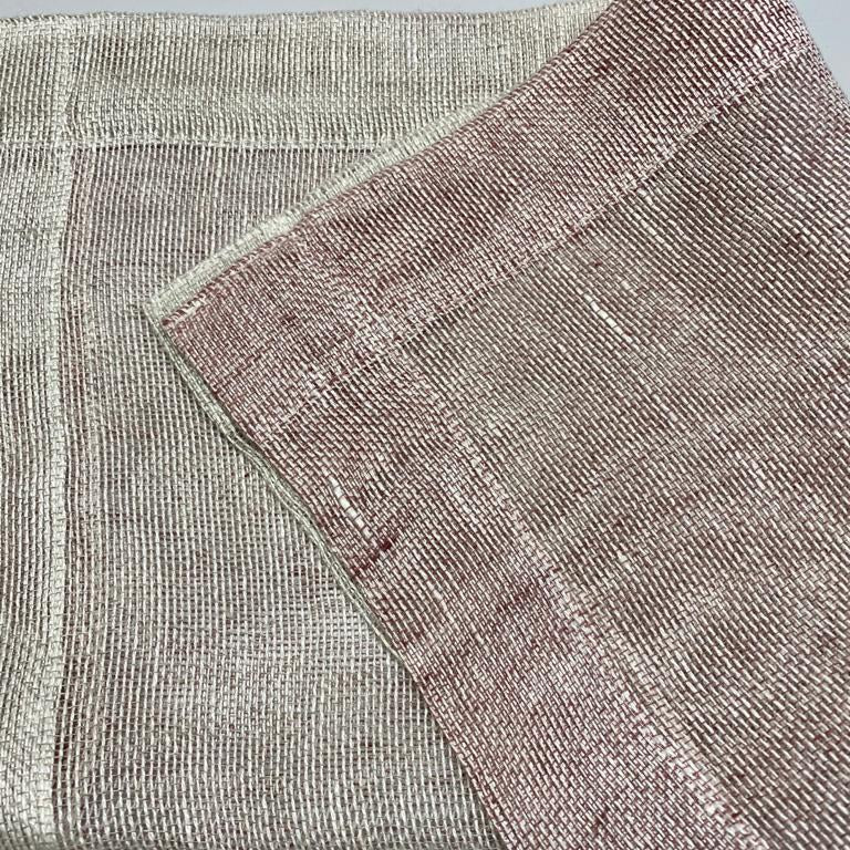 Linen & Burnt Brick, Natural