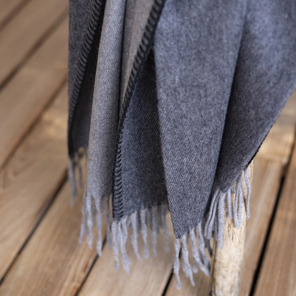 Sidney Plaid Cashmere Throw