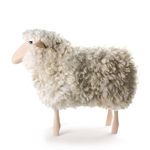 The Sheep Stool, Curly Hair White