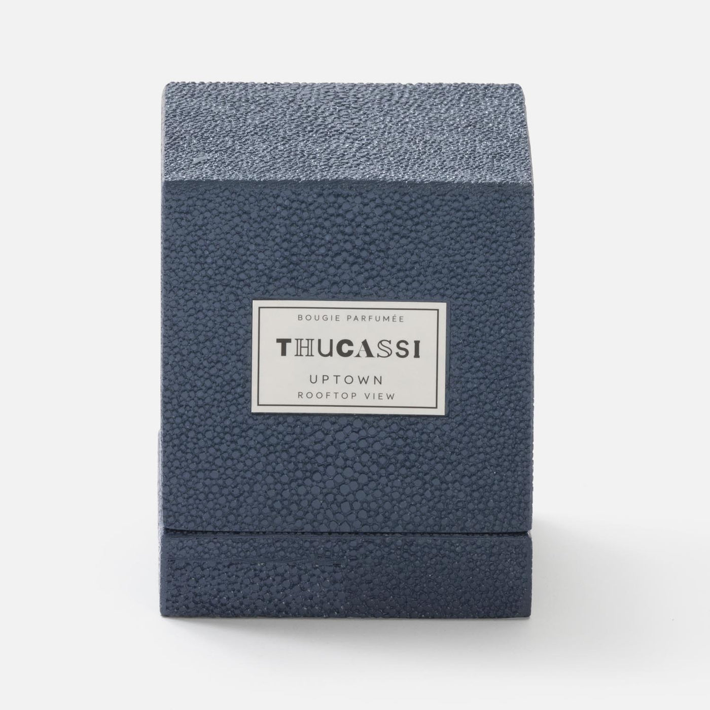Uptown Candle, 2oz w/ Faux Shagreen Box & Tray
